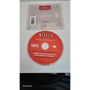 Original Netflix Instant Streaming Disc (Nintendo Wii) Disc and‎ Case Only
